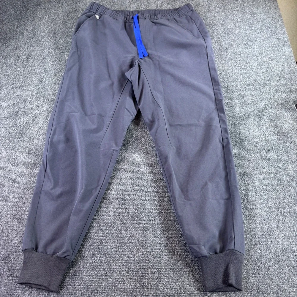 FIGS Scrub Jogger Pants Mens Small/S Graphite Grey Technical Medical Nursing